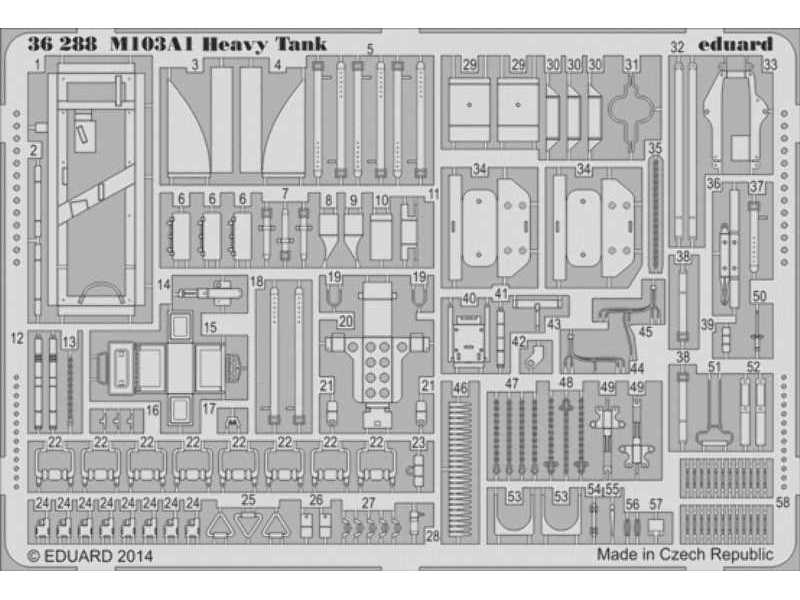 M103A1 Heavy Tank 1/35 - Dragon - zdjęcie 1 M103A1 Heavy Tank 1/35 - Dragon - zdjęcie 1