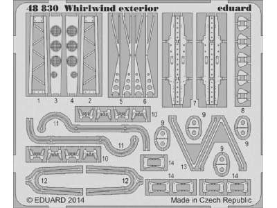 Whirlwind exterior 1/48 - Trumpeter - zdjęcie 1