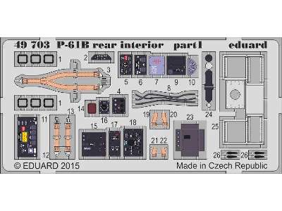 P-61B rear interior S. A. 1/48 - Great Wall Hobby - zdjęcie 2