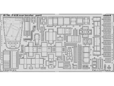 P-61B rear interior S. A. 1/48 - Great Wall Hobby - zdjęcie 3