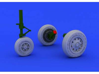 F-104 undercarriage wheels early 1/48 - Hasegawa - zdjęcie 6