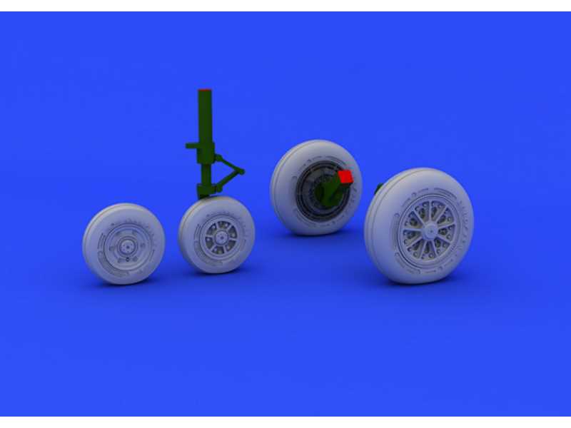 F-104 undercarriage wheels late 1/48 - Hasegawa - zdjęcie 1 F-104 undercarriage wheels late 1/48 - Hasegawa - zdjęcie 1