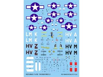 Kalkomania -  Republic P-47D Thunderbolt - zdjęcie 1