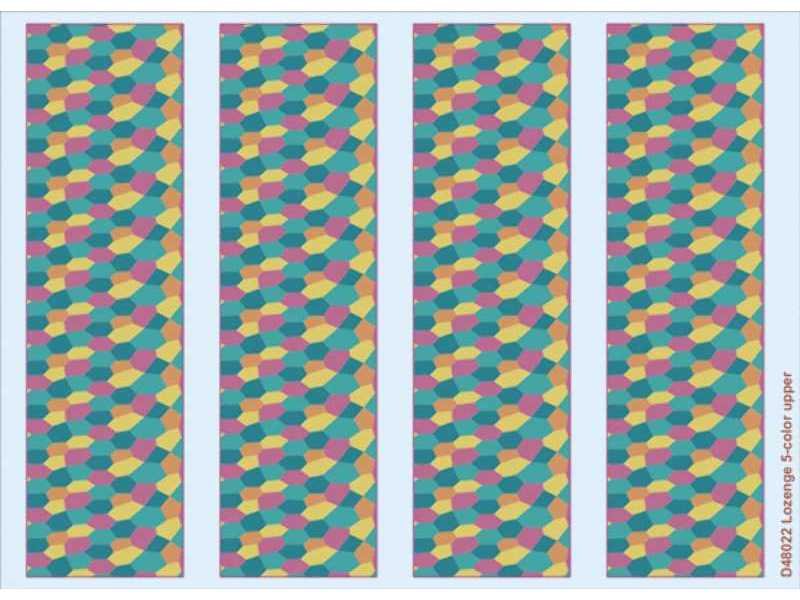 Lozenge 5-color upper 1/48 - zdjęcie 1 Lozenge 5-color upper 1/48 - zdjęcie 1