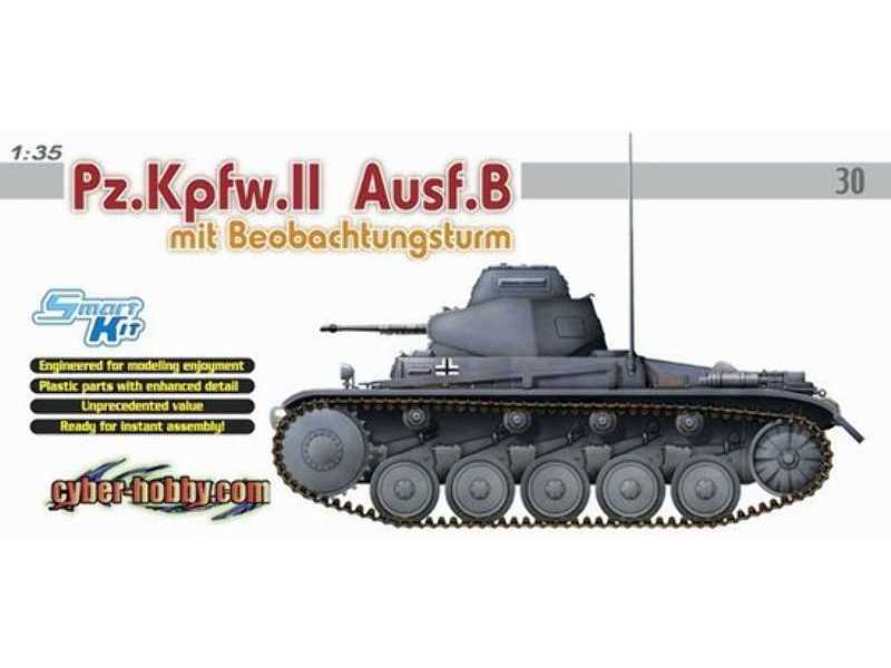 Panzer II Ausf B mit Beobachtungsturm - zdjęcie 1 Panzer II Ausf B mit Beobachtungsturm - zdjęcie 1