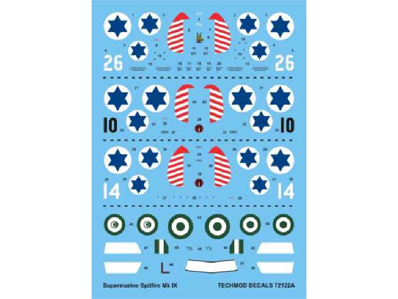 Kalkomania - Supermarine Spitfire Mk.IX - zdjęcie 1
