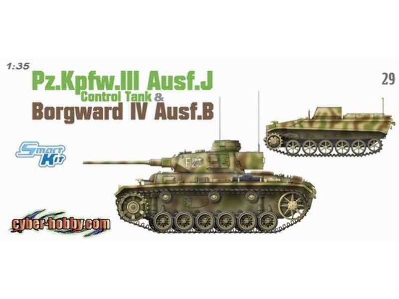 Panzer III Ausf. J Contorl Tank & Borgward IV Ausf. B - zdjęcie 1 Panzer III Ausf. J Contorl Tank & Borgward IV Ausf. B - zdjęcie 1