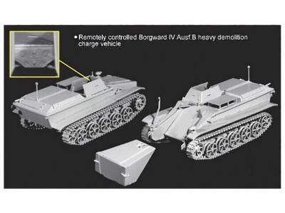 Panzer III Ausf. J Contorl Tank & Borgward IV Ausf. B  - zdjęcie 6