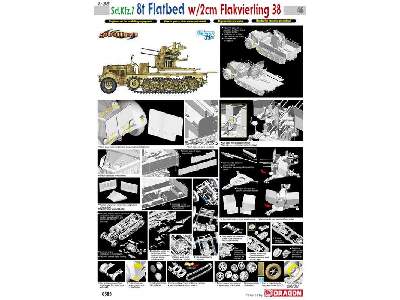 Sd.Kfz.7 8t Halftrack Flatbed w/ 2cm Flak 38 - zdjęcie 2