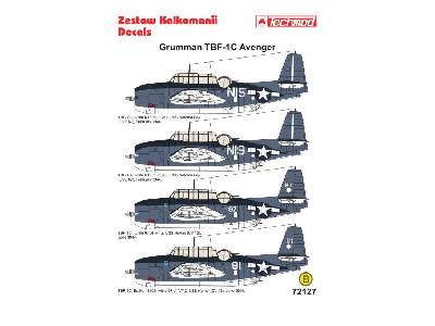 Kalkomania - Grumman TBF-1C Avenger - zdjęcie 2