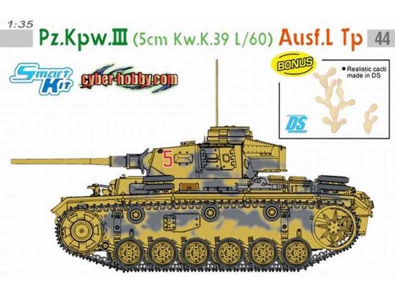 Pz.Kpw.III Panzer III 5cm Kw.K.39 L/60 Ausf.L Tp - zdjęcie 1
