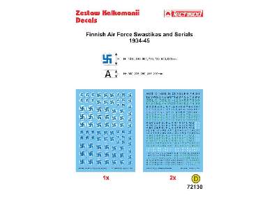 Kalkomania - Swastyki lotnictwa fińskiego 1934-45  - zdjęcie 2