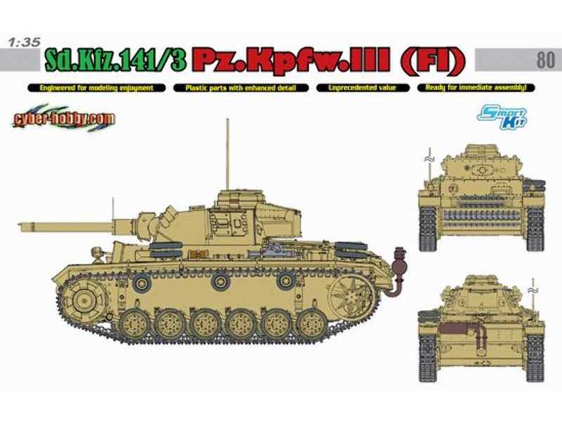 Sd.Kfz.141/3 Pz.Kpfw.III (FI) (#80) - zdjęcie 1