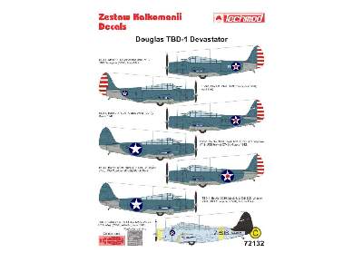 Kalkomania - Douglas TBD-1 Devastator - zdjęcie 2