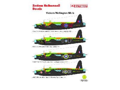 Kalkomania - Vickers Wellington IC - zdjęcie 2