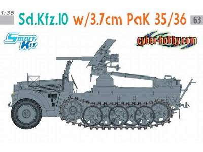 Sd.Kfz.10 w/3.7cm PaK 35/36 - zdjęcie 1