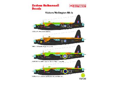 Kalkomania - Vickers Wellington IC - zdjęcie 2