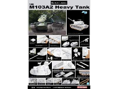 M103A2 - ciężki czołg amerykański - Black Label - zdjęcie 2