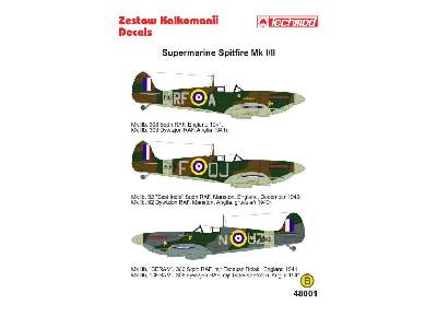 Kalkomania - Supermarine Spitfire Mk I/IIB - zdjęcie 2