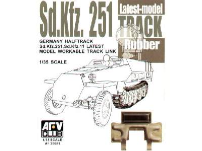 Sd. Kfz. 251 / Sd. Kfz. 11 Latest Model Track Rubber - zdjęcie 1