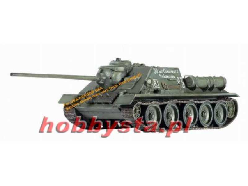 SU-100 1st Guards Mechanized Corps, Hungary 1945 - zdjęcie 1 SU-100 1st Guards Mechanized Corps, Hungary 1945 - zdjęcie 1