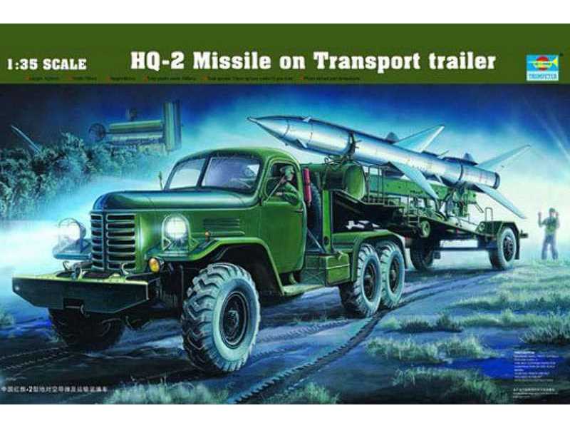 HQ-2 Missile With Loading Cabin - chińska wyrzutnia rakiet - zdjęcie 1 HQ-2 Missile With Loading Cabin - chińska wyrzutnia rakiet - zdjęcie 1