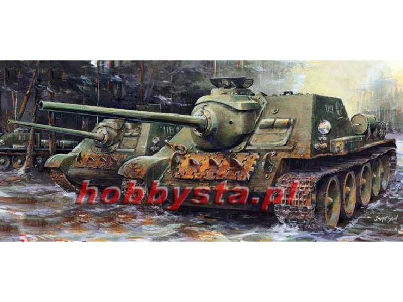 Soviet SU-85M Tank Destroyer - zdjęcie 1 Soviet SU-85M Tank Destroyer - zdjęcie 1