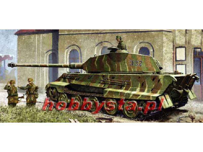 Czołg Sd.Kfz.182 Kingtiger Porsche Turret w/Zimmerit - zdjęcie 1 Czołg Sd.Kfz.182 Kingtiger Porsche Turret w/Zimmerit - zdjęcie 1