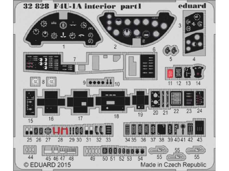 F4U-1A interior S. A. 1/32 - Tamiya - zdjęcie 1 F4U-1A interior S. A. 1/32 - Tamiya - zdjęcie 1