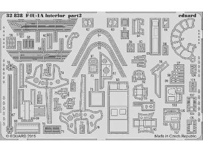 F4U-1A interior S. A. 1/32 - Tamiya - zdjęcie 2