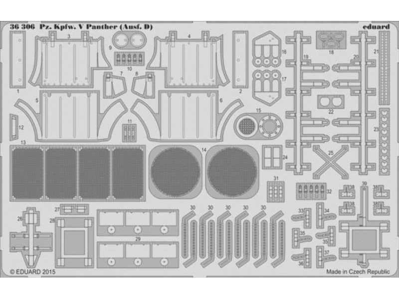 Pz. Kpfw. V Panther (Ausf. D) 1/35 - Zvezda - zdjęcie 1