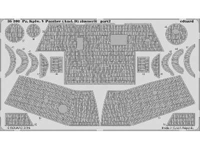 Pz. Kpfw. V Panther (Ausf. D) Zimmerit 1/35 - Zvezda - zdjęcie 2