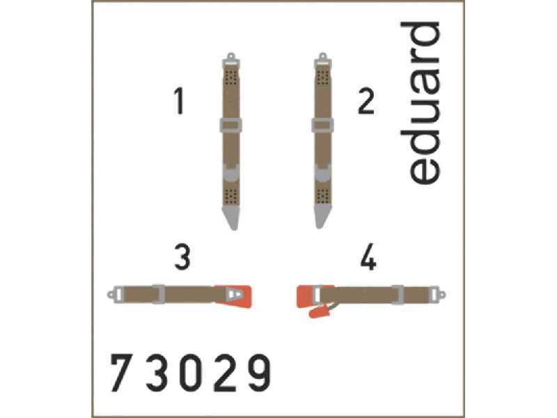 Avia B.534 seatbelts SUPERFABRIC 1/72 - Eduard - zdjęcie 1