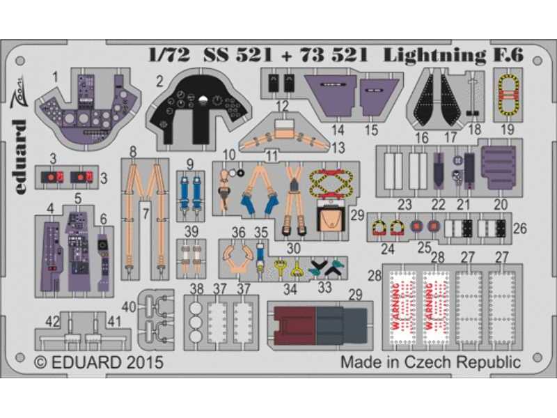 Lightning F.6 S. A. 1/72 - Airfix - zdjęcie 1