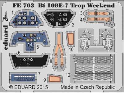 Bf 109E-7 Trop Weekend 1/48 - Eduard - zdjęcie 1
