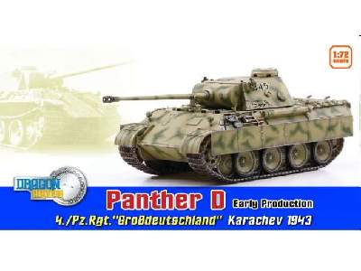 Panther D Early Production 4./Pz.Rgt.GroBdeutschland Karachev'43 - zdjęcie 1