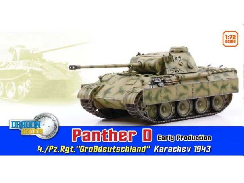 Panther D Early Production 4./Pz.Rgt.GroBdeutschland Karachev'43 - zdjęcie 1