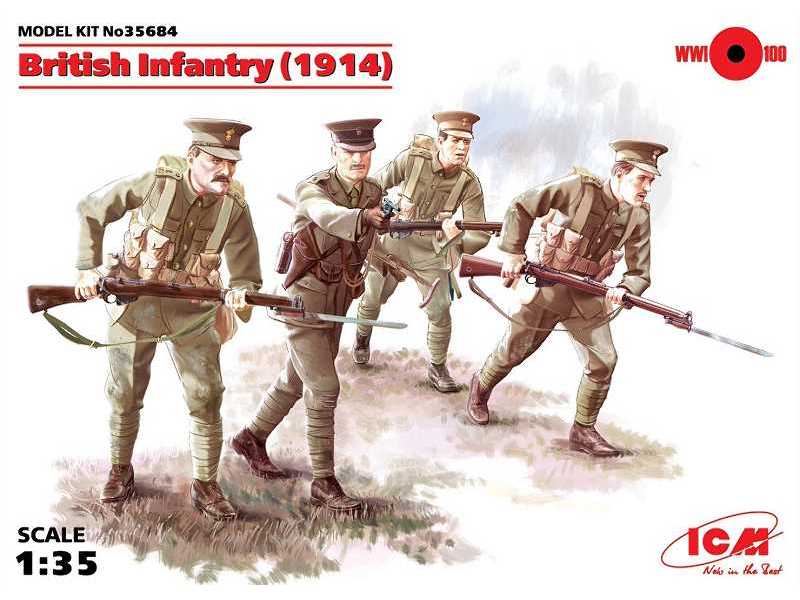 Brytyjska piechota - 1914 - zdjęcie 1 Brytyjska piechota - 1914 - zdjęcie 1