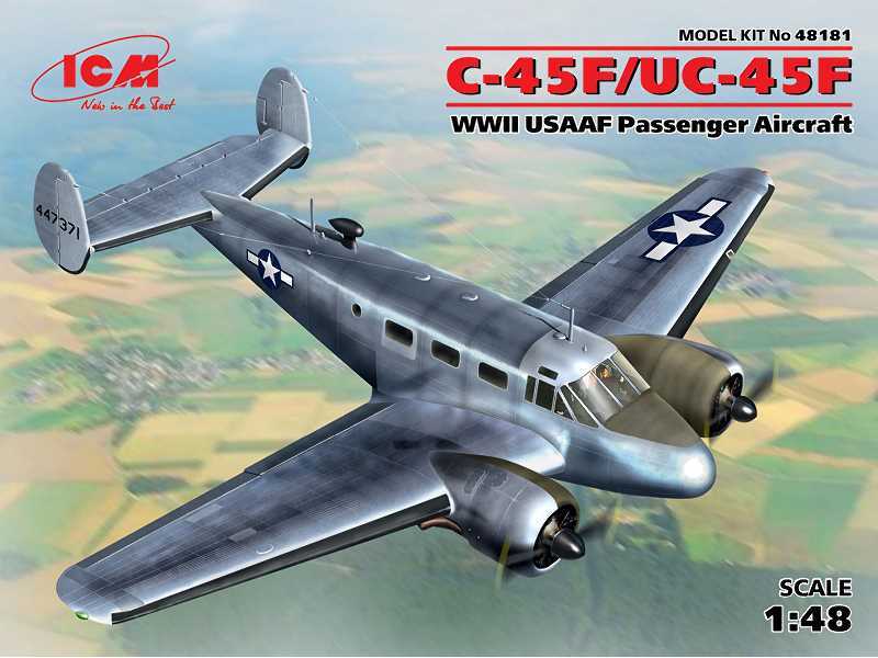C-45F/UC-45F USAAF - samolot pasażerski - II W.Ś. - zdjęcie 1 C-45F/UC-45F USAAF - samolot pasażerski - II W.Ś. - zdjęcie 1