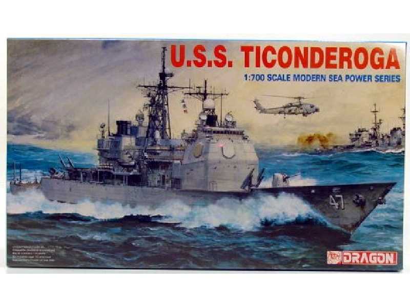 Krążownik rakietowy U.S.S. Ticonderoga - zdjęcie 1 Krążownik rakietowy U.S.S. Ticonderoga - zdjęcie 1
