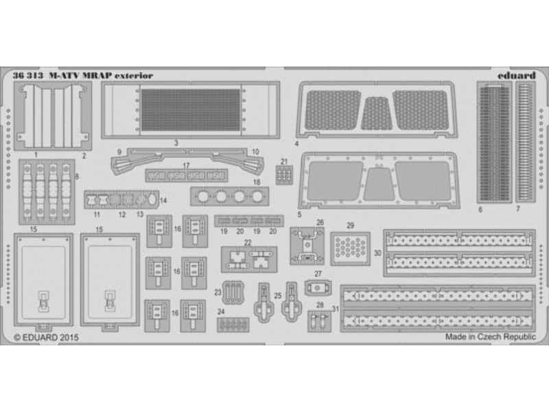 M-ATV MRAP exterior 1/35 - Panda Models - zdjęcie 1