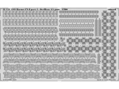 USS Hornet CV-8 part 4 - Oerlikon AA guns 1/200 - Merit - zdjęcie 1