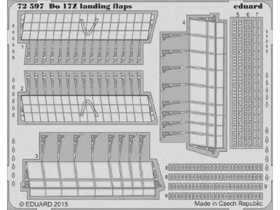 Do 17Z landing flaps 1/72 - Airfix - zdjęcie 1