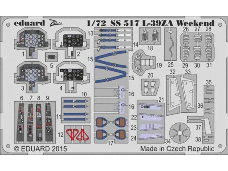 L-39ZA Weekend S. A. 1/72 - Eduard - zdjęcie 1 L-39ZA Weekend S. A. 1/72 - Eduard - zdjęcie 1