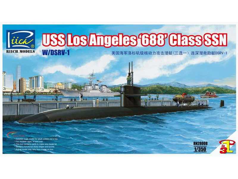 USS Los Angeles 688 Class SSN w/DSRV-1 (3in1) - zdjęcie 1 USS Los Angeles 688 Class SSN w/DSRV-1 (3in1) - zdjęcie 1