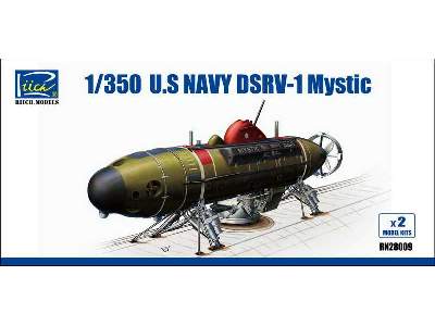 U.S.Navy Deep Submergence Rescue Vehicle - DSRV-1 Mystic  2 szt. - zdjęcie 1