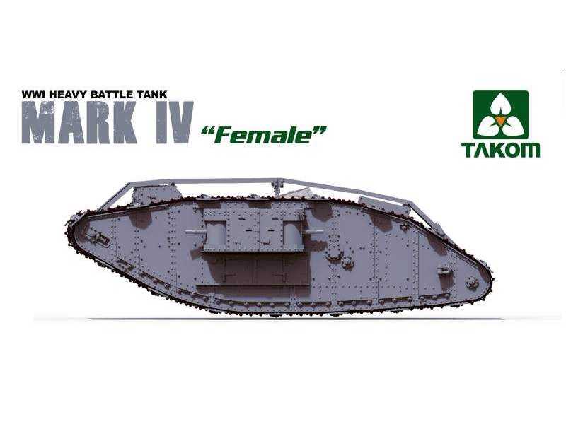 Ciężki czołg Mark IV Female - I W.Ś. - zdjęcie 1 Ciężki czołg Mark IV Female - I W.Ś. - zdjęcie 1