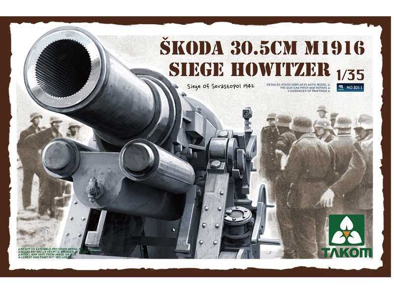Haubica Skoda 30.5cm M1916 - oblężenie Sewastopola 1942 - zdjęcie 1 Haubica Skoda 30.5cm M1916 - oblężenie Sewastopola 1942 - zdjęcie 1