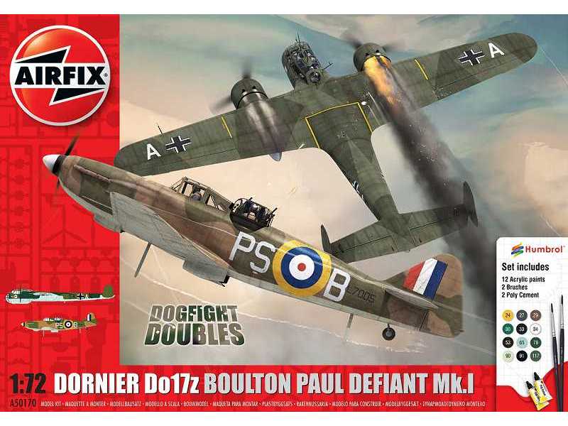 Boulton Paul Defiant Mk.1 Dornier Do17z - zestaw podarunkowy - zdjęcie 1