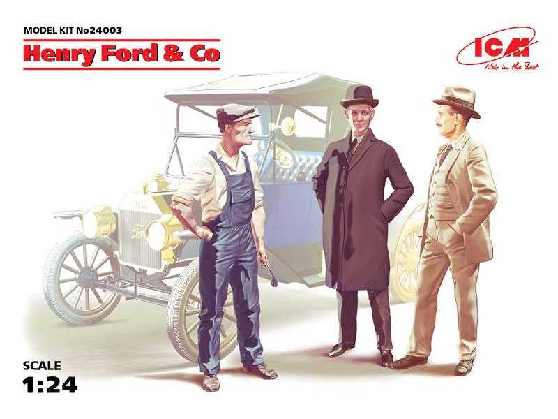 Henry Ford & Co - 3 figurki - zdjęcie 1